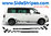 VW Bus T4 T5 CALIFORNIA Checker Aufkleber Seitenstreifen mit Porsche Schrift - N° 5202
