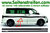 CALIFORNIA Custom VW Bus T4 T5 Seitenstreifen Aufkleber Set - Art.Nr.: 5158