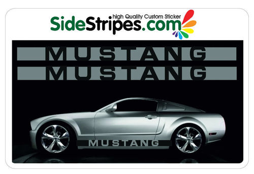 Ford Mustang Seitenstreifen Aufkleber Set Version Art. Nr.: 5054