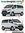 Ford Transit Custom Mountain Edition Seitenstreifen Auto Aufkleber Dekor Set - Nr.: 1161
